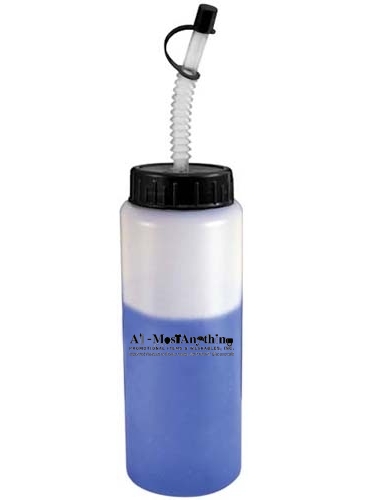32 oz. Mood Sports Bottle with Flexible Straw
