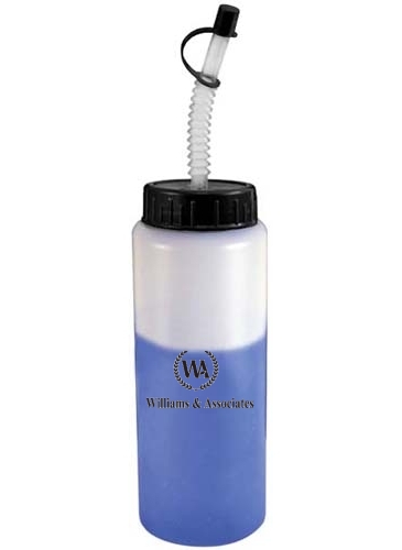 32 oz. Mood Sports Bottle with Flexible Straw