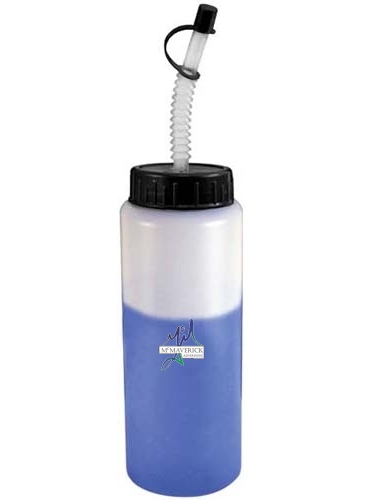 32 oz. Mood Sports Bottle with Flexible Straw