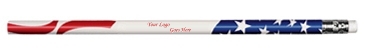 Patriotic Foil Pencil