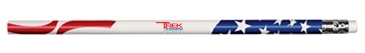 Patriotic Foil Pencil