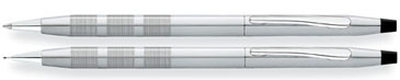 Classic Century Satin Chrome Ballpoint Pen & 0.7MM Pencil Set