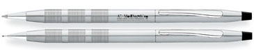Classic Century Satin Chrome Ballpoint Pen & 0.7MM Pencil Set