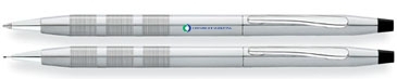 Classic Century Satin Chrome Ballpoint Pen & 0.7MM Pencil Set