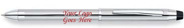 Tech3+ Lustrous Chrome Multifunction Pen