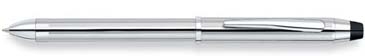 Tech3+ Lustrous Chrome Multifunction Pen