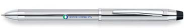 Tech3+ Lustrous Chrome Multifunction Pen