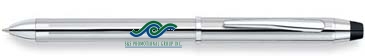 Tech3+ Lustrous Chrome Multifunction Pen