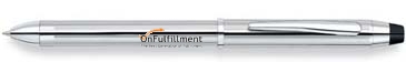 Tech3+ Lustrous Chrome Multifunction Pen