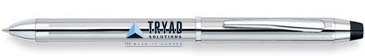 Tech3+ Lustrous Chrome Multifunction Pen