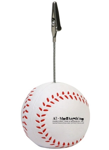 Baseball Stress Reliever Memo Holder