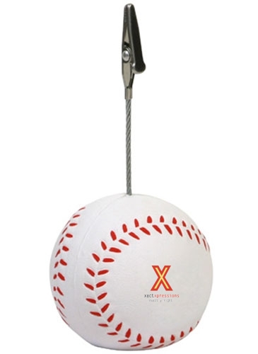 Baseball Stress Reliever Memo Holder