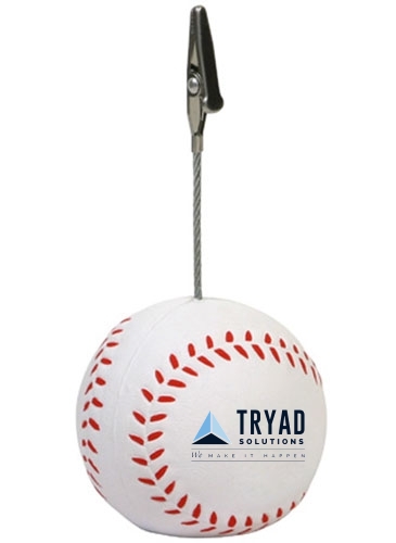 Baseball Stress Reliever Memo Holder