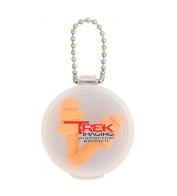 Silicone Earplug Keychain