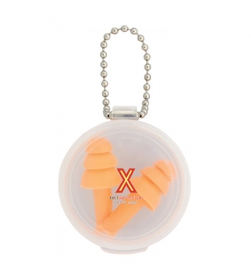 Silicone Earplug Keychain