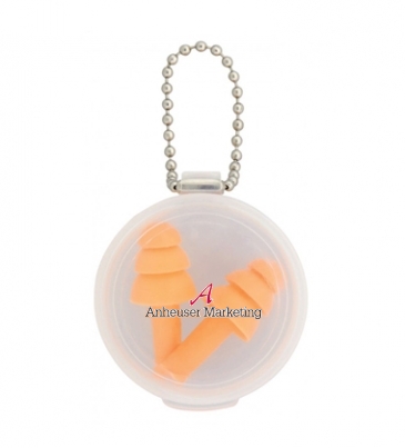 Silicone Earplug Keychain