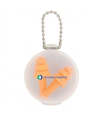 Silicone Earplug Keychain