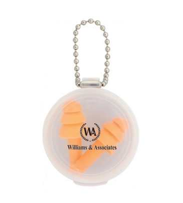 Silicone Earplug Keychain