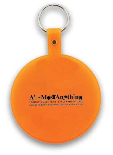 Large Circle Flexible Key Tag