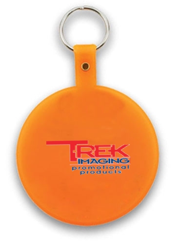 Large Circle Flexible Key Tag
