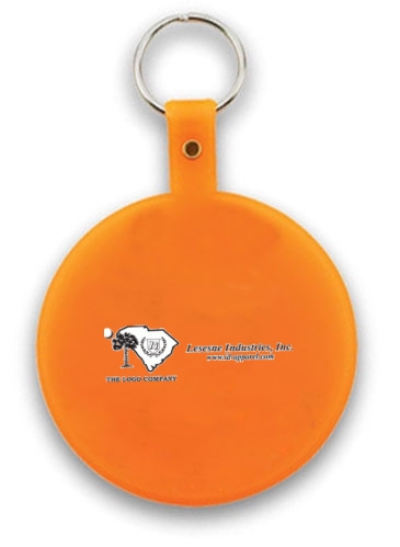 Large Circle Flexible Key Tag