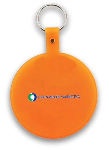 Large Circle Flexible Key Tag