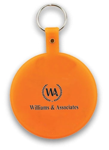 Large Circle Flexible Key Tag