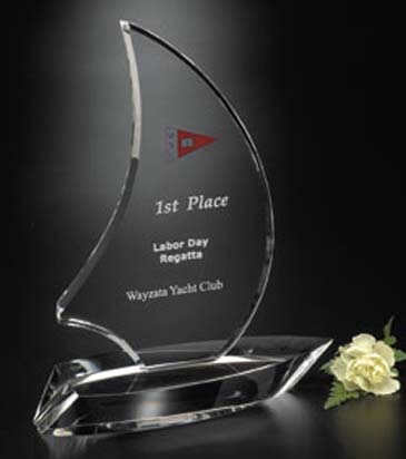 Sailboat Award 8"