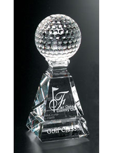 Golf Pyramid Award 6"