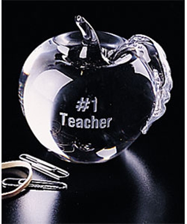 Apple Paperweight 3-1/4"