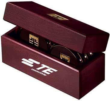 Six Coasters with Solid Cherry Chest