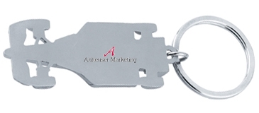 Metal Race Car Key Chain
