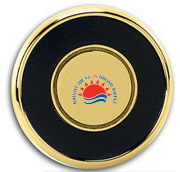 Round Brass Coaster