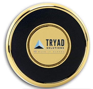Round Brass Coaster