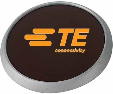 Round Brushed Zinc Coaster