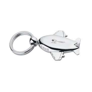 Metal Airplane Keychain