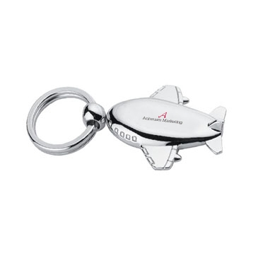 Metal Airplane Keychain