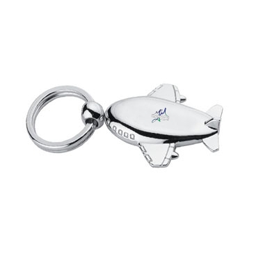 Metal Airplane Keychain