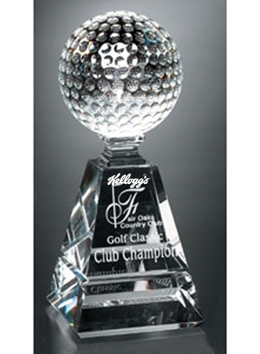 Golf Pyramid Award 10"