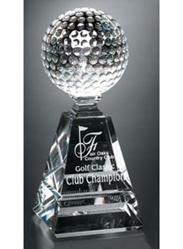 Golf Pyramid Award 10"