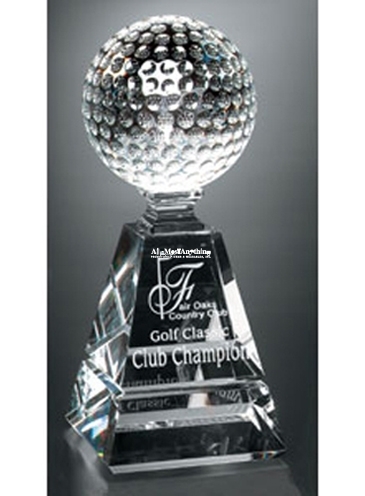 Golf Pyramid Award 10"