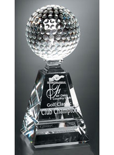 Golf Pyramid Award 10"
