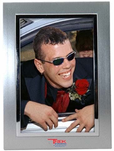 4 X 6 Metalized Plastic Curved Frame