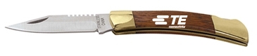 Small Rosewood Pocket Knife - Gold