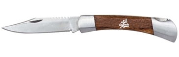 Small Rosewood Pocket Knife - Silver