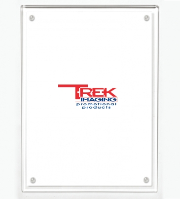 Certificate Holder - Clear on Clear - 8 1/2" x 11" Insert