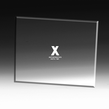 PhotoImage® Beveled Spectra Lite Plaque-7" x 9" x 1/4"