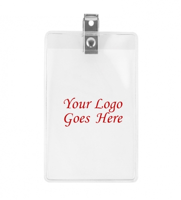 Clear Badgeholder Fits 2-1/2" X 3-3/4" Insert