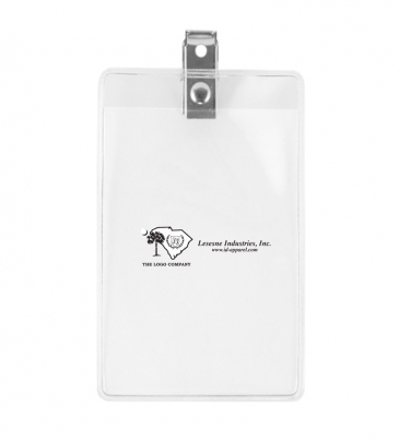 Clear Badgeholder Fits 2-1/2" X 3-3/4" Insert