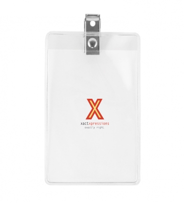 Clear Badgeholder Fits 2-1/2" X 3-3/4" Insert
